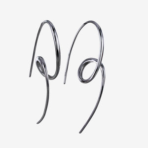 Sterling Silver Loop the Loop Earrings