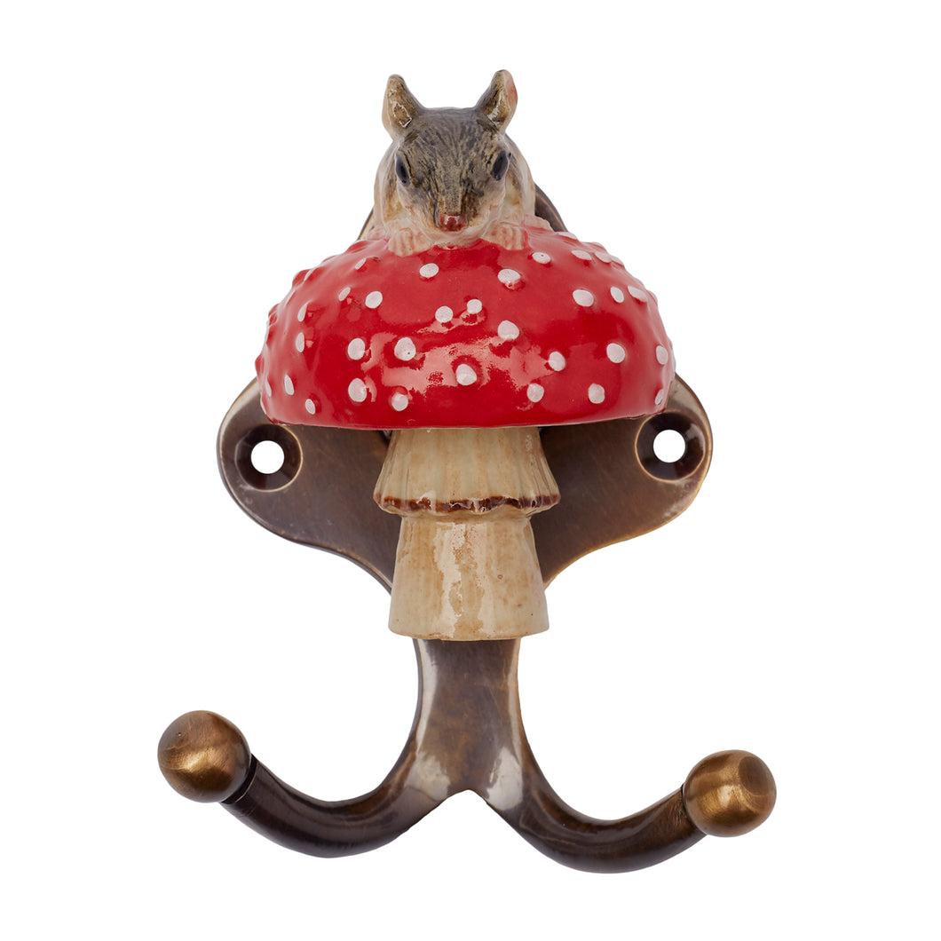 Mouse on Toadstool Hook