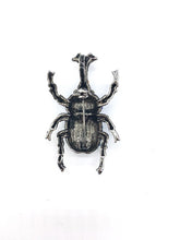Load image into Gallery viewer, Crystal Beetle Brooch
