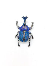 Load image into Gallery viewer, Crystal Beetle Brooch
