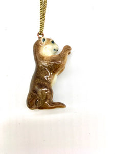 Standing Otter Necklace